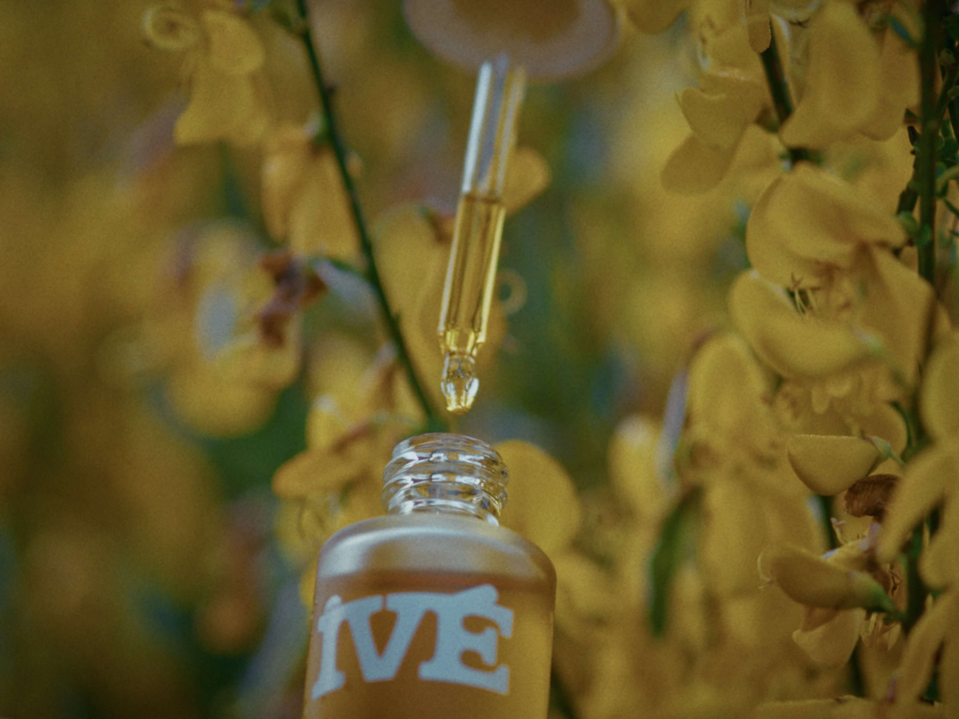 Packaging huile carotte fleurs